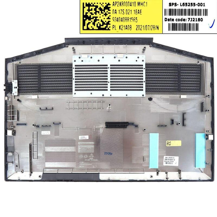 Carcasa Hp Pavilion 15 Dk 15t Dk Tpn C141 Caja Base Inferior Negra