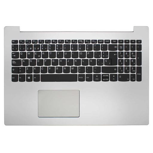 Carcasa Superior Con Teclado Para Portátil Lenovo Ideapad 320-15Iap 320-15Ikb 320-15Is Plata