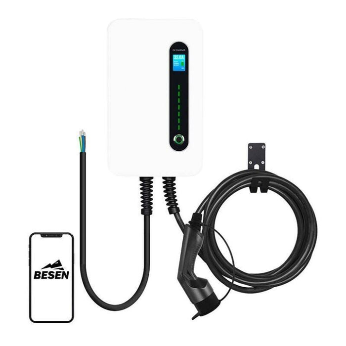 Besen F30 App 32a/7,2kw Blanco - Cargador De Coche Eléctrico Para Pared