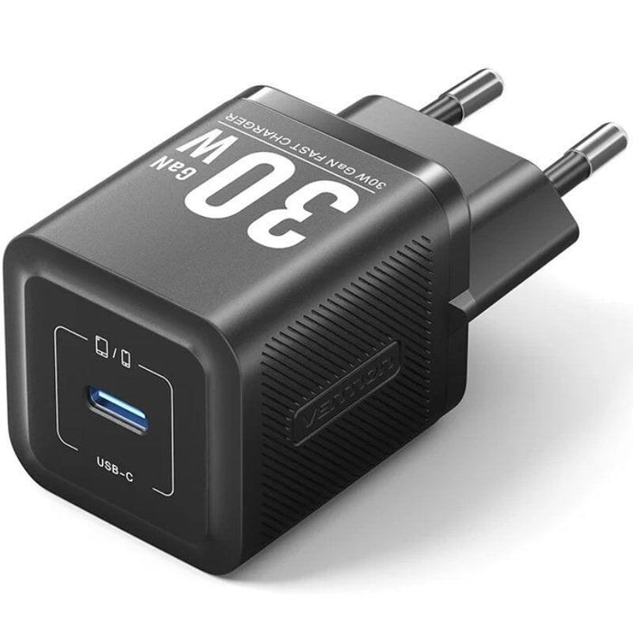 Cargador De Pared Gan Vention Fezb0-Eu 1xusb Tipo-C 30w