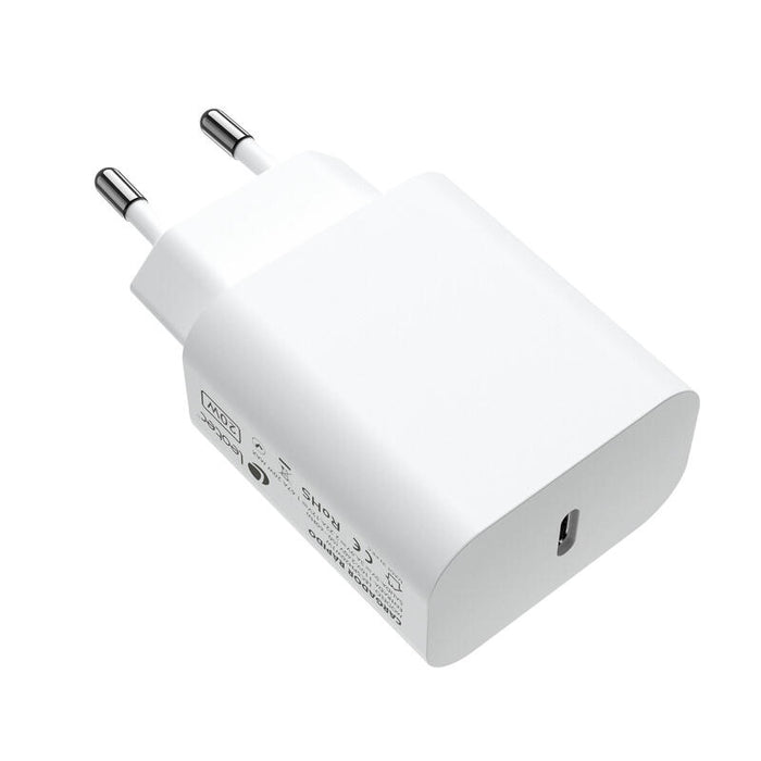 Cargador De Pared Leotec Lecsph20w1w 1xusb Tipo-C 20w