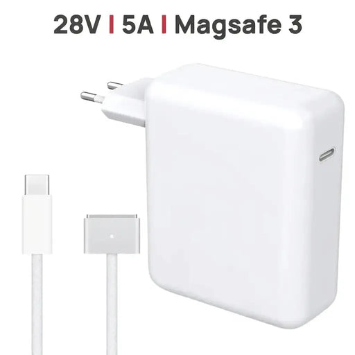 Cargador Mac Book Air Pro - M5 M4 M3 M2 M1 (2026 2025 2024 2023 2022 2021) 140W Magsafe 3 Cable Trenzado Usb-C A T De 2M