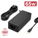 Cargador Usb-C Multivoltaje Para Portátil 5V-20V 3.25A 65W Negro