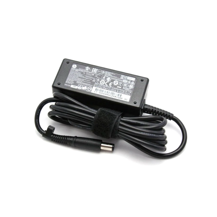 Cargador Original Hp Usado 65w Punta Negra (7.4 X 5.0mm)  Sin Trebol (Cable De Corriente)