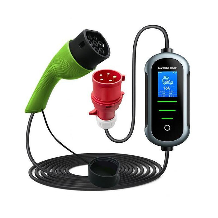 Cargador Para Coche Eléctrico Ev Y Hybryd 7kw 230v Cee 32a Wi-Fi Tuya Lcd 5m