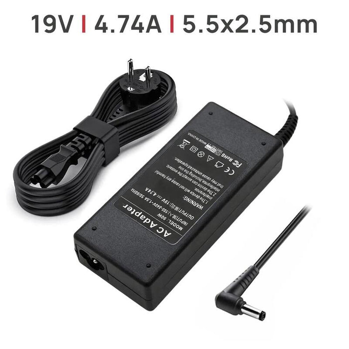 Cargador Para Portátil Asus   Toshiba    Fujitsu   Packard Bell   Asus   Lenovo 19v 4.74a 90w
