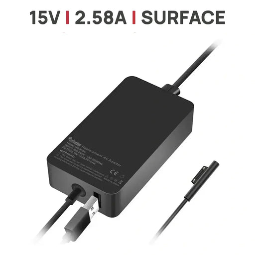 Cargador Para Portátil Microsoft Surface Pro 4 Pro 5 Pro 6 Con Usb Adicional