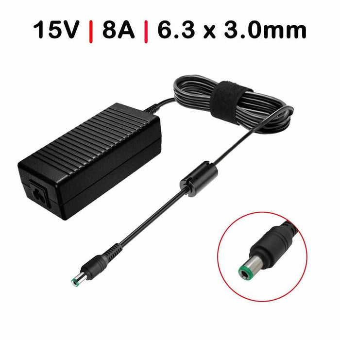Cargador Para Portátil Toshiba Tecra A1 A2 A3 A3x A8 A9 A10 A11 15v 8a 120w 6.3x3.0mm