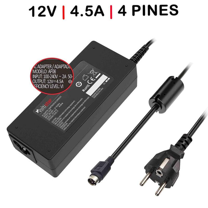 Cargador Para Tft Monitor 12v 4.5a 60w