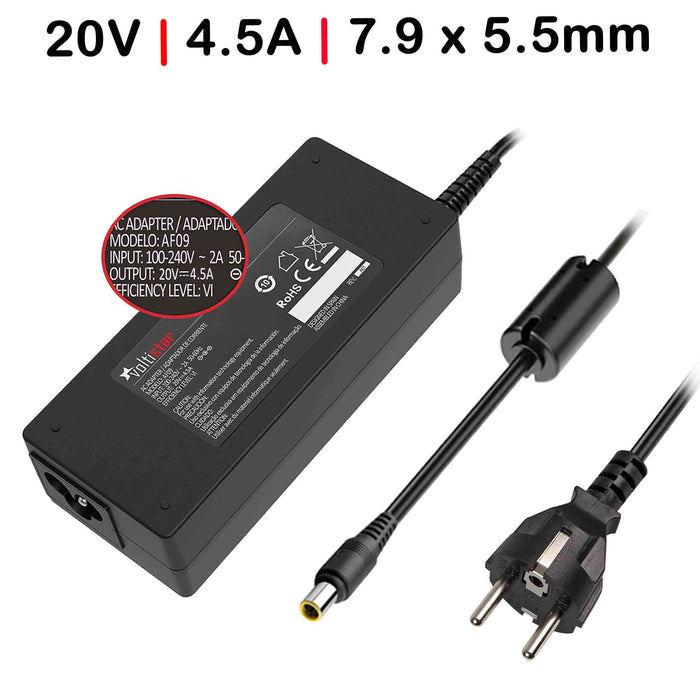 Cargador Para Portátil Lenovo Thinkpad T420 20V 4,5A 7.9X5.5Mm