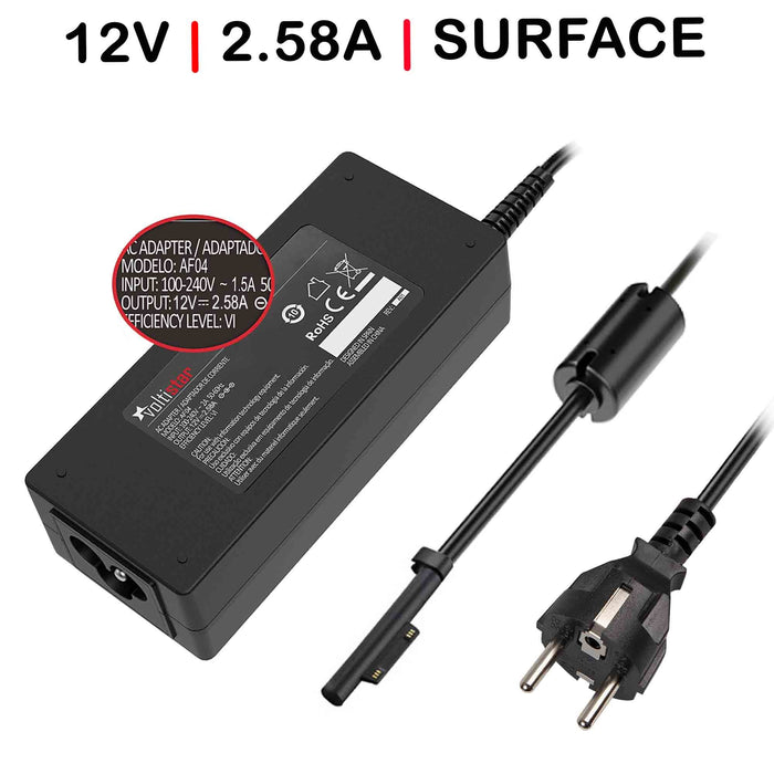 Cargador Para Tablet Microsoft Surface Pro 3 Pro 4 12V 2.58A 30W