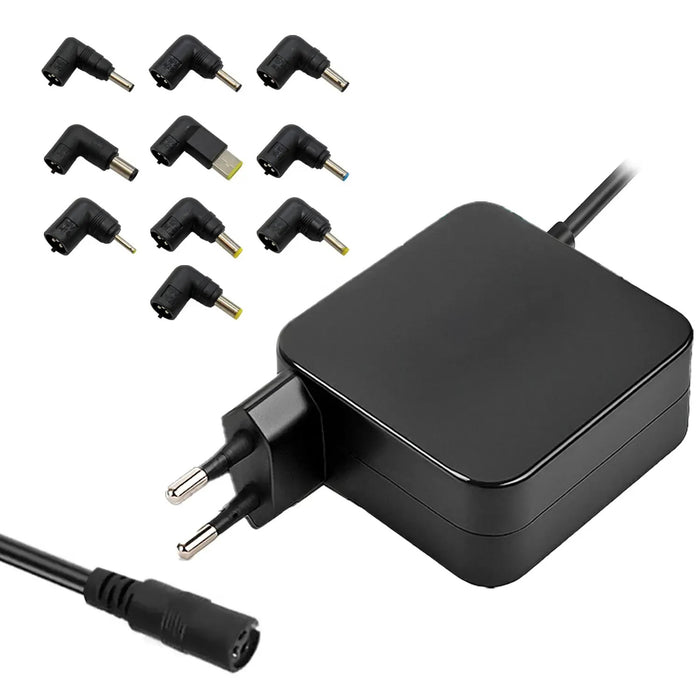 Cargador Universal De Pared Portable 65W 10Tips 10 Conectores Asus Lenovo Hp Dell