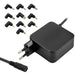 Cargador Universal De Pared Portable 65W 10Tips 10 Conectores Asus Lenovo Hp Dell