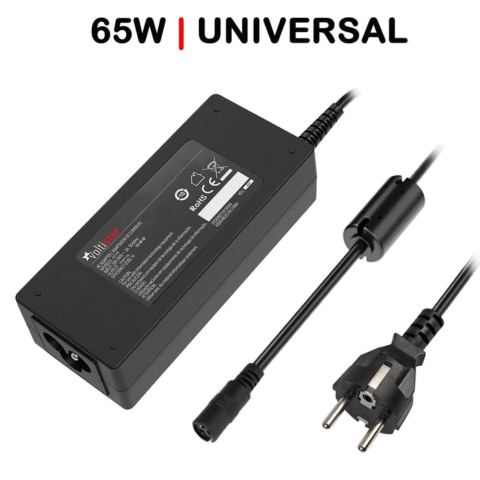 Cargador Universal Ultra Portable 15-20V 65W 10Tips