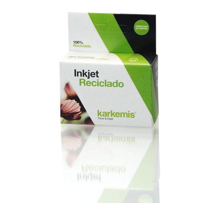 Cartucho De Tinta Reciclado Karkemis Epson T1812 Alta Capacidad Cian