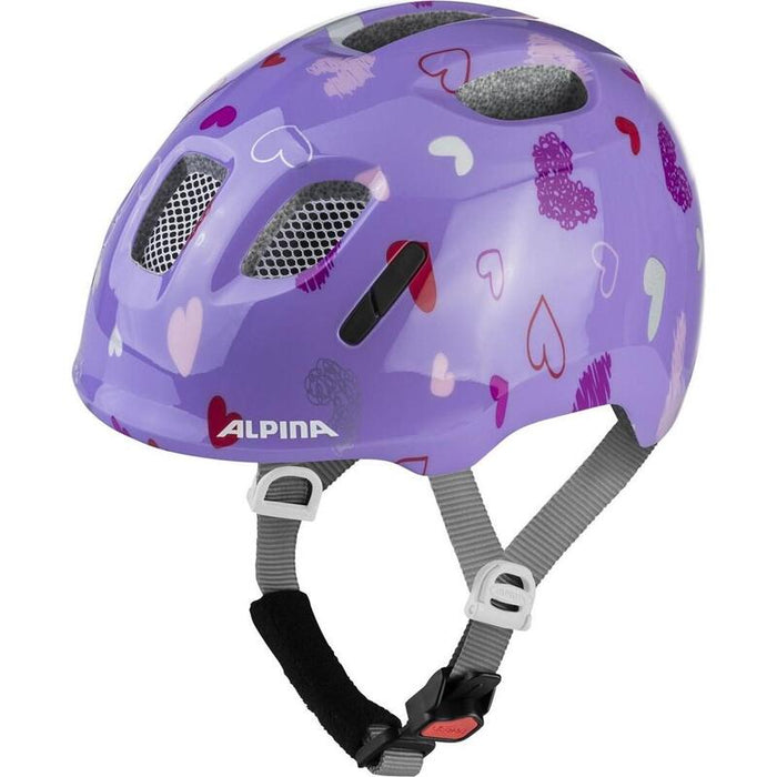 Casco De Ciclismo Alpina Ximo 2 Purple Hearts Gloss, Tallas 49-54.