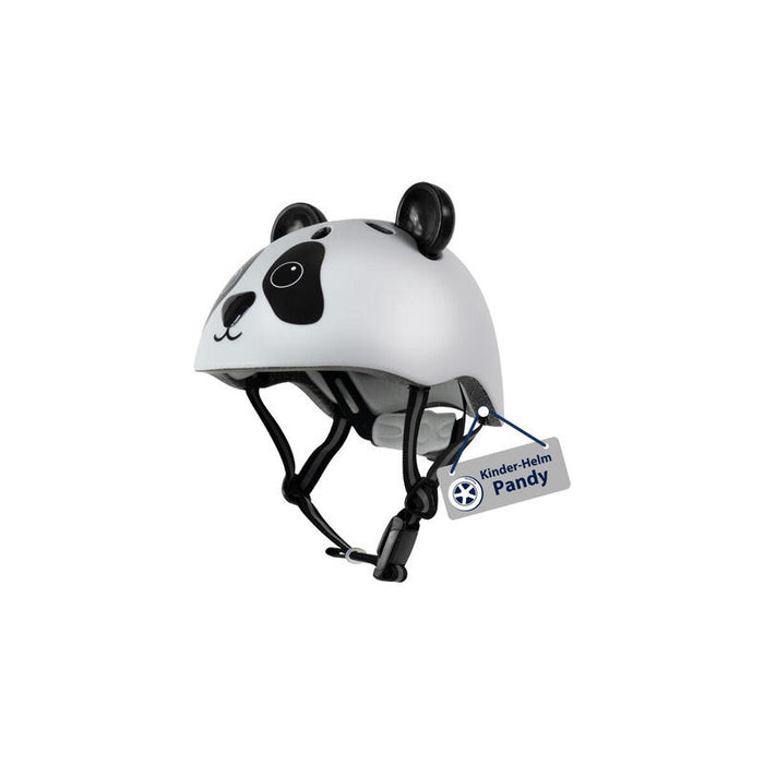 Casco Infantil Hudora Pandy Blanco/Negro, Talla. 44-47 84911
