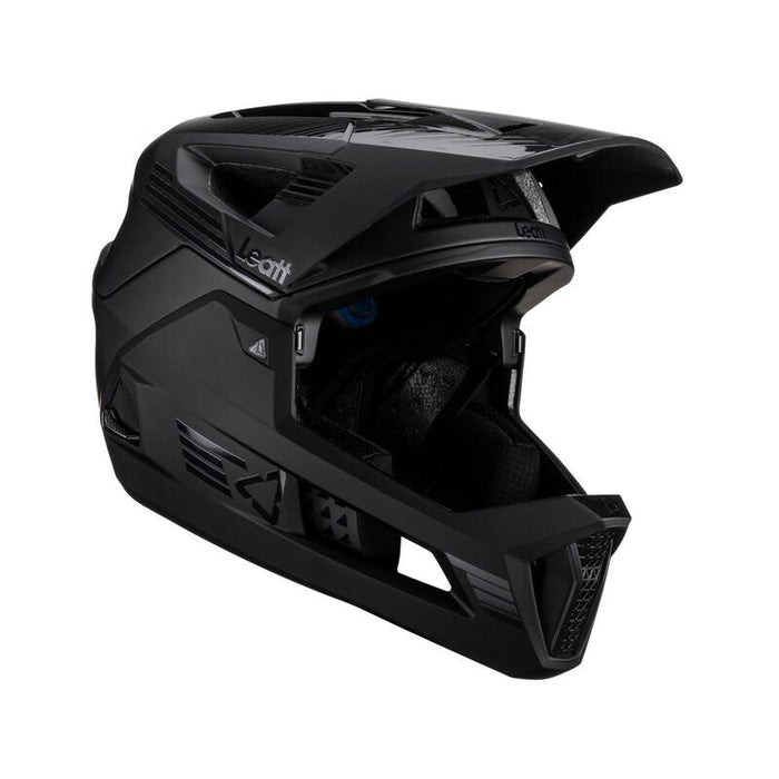 Casco Leatt Mtb Enduro 4.0 V23 Para Ciclismo Con Montura Desmontable, Talla M, Negro