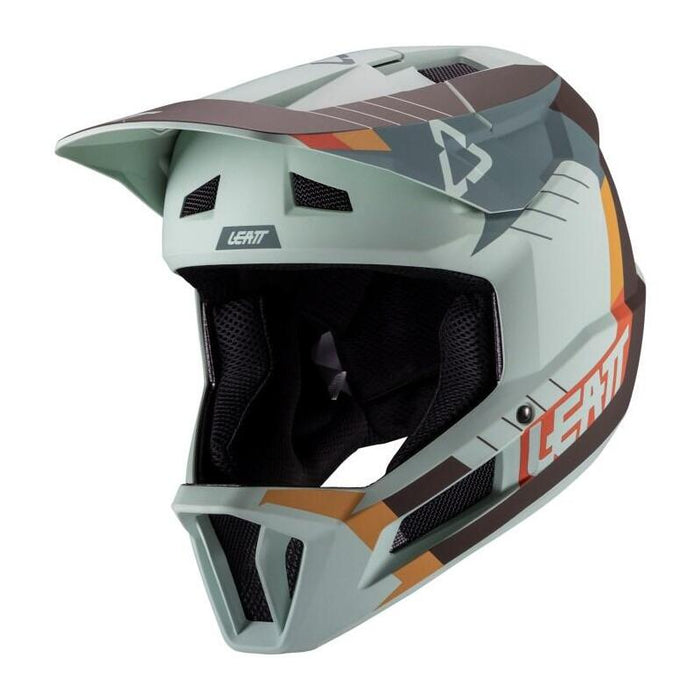 Casco Leatt Mtb Gravity 2.0 V25 Integral Para Ciclismo Talla M, Color Menta