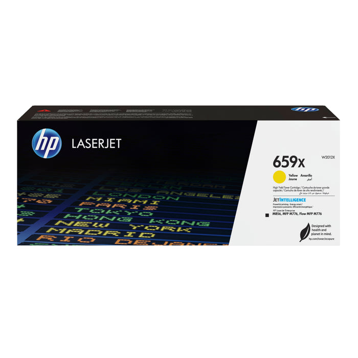 EAN 0192545650885 - HP LaserJet 659X High Yield Yellow Original Toner Cartridge cartucho de tóner 1 pieza(s) imagen 1