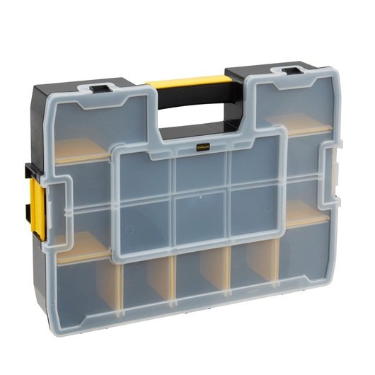 EAN 3253561947452 - Stanley CUBIX 1-94-745 pieza pequeña y caja de herramientas Caja para piezas pequeñas Negro, Transparente imagen 1