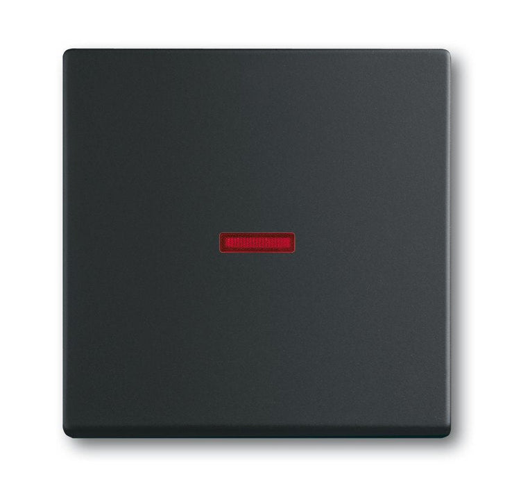 Busch Jaeger Bj 1789-885 Abdeck.F.Aus-Wechsel-Kreuz- Kontroll-Schalter Future Linear Schwarz