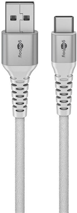 EAN 4040849745300 - Goobay 74530 cable USB USB 2.0 1 m USB C USB A Blanco imagen 2