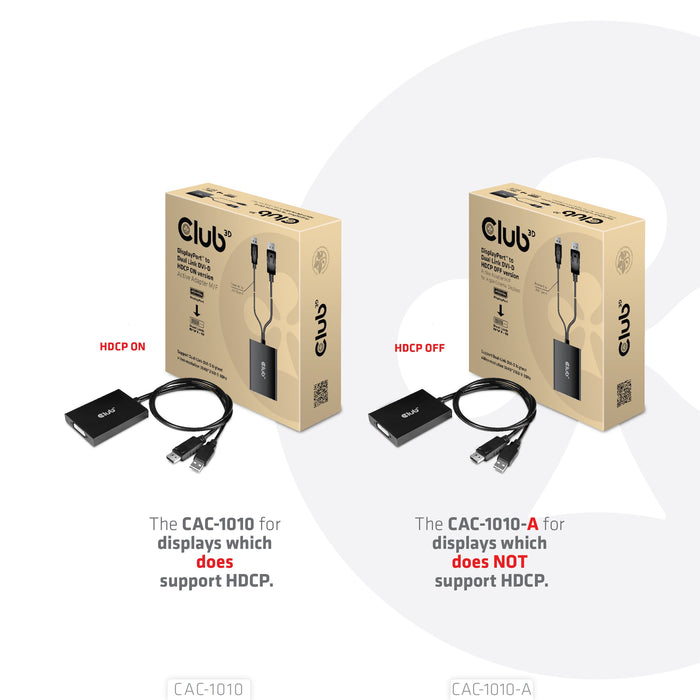 EAN 8719214471705 - CLUB3D CAC-1010-A adaptador de cable de vídeo 0,6 m DisplayPort DVI-D + USB Negro imagen 6