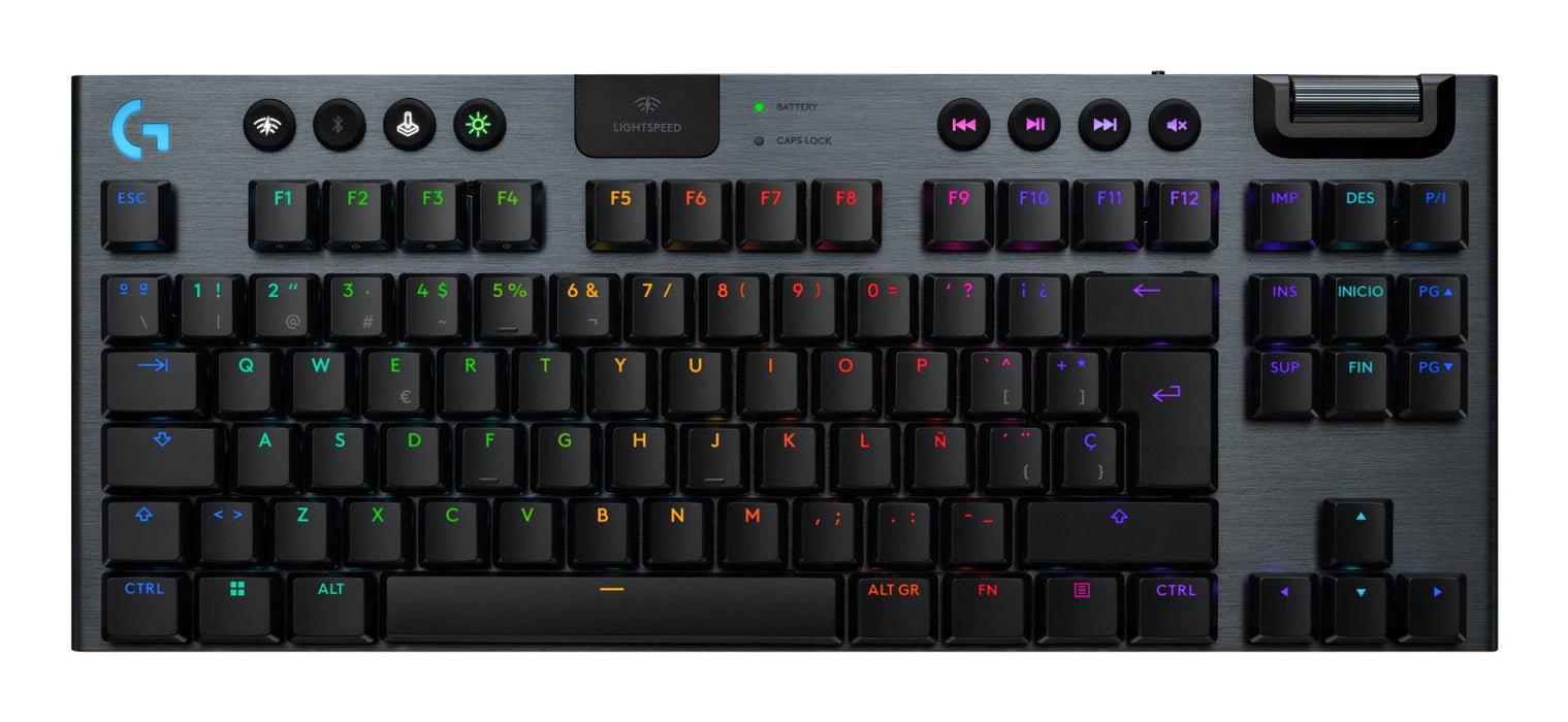 EAN 5099206121843 - Logitech G G915 X LIGHTSPEED TKL teclado Juego USB + RF Wireless + Bluetooth QWERTY Español Negro imagen 1