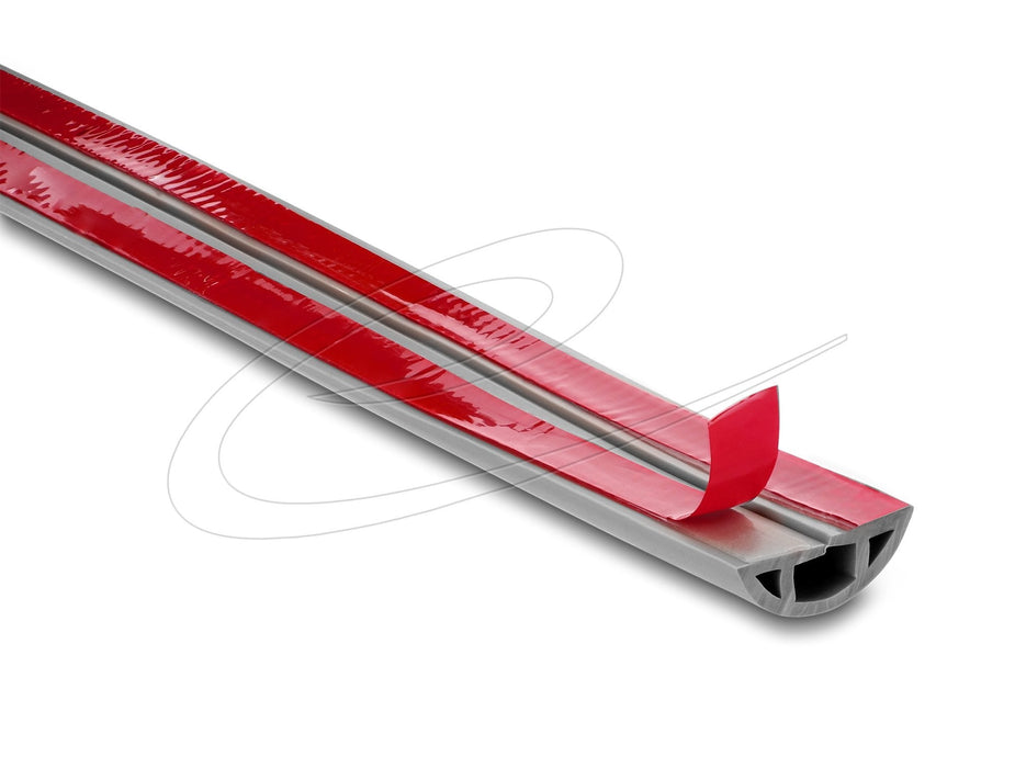Delock Kabelkanal Pvc Flexibel 30 X 10 Mm - Länge 2 M Gris