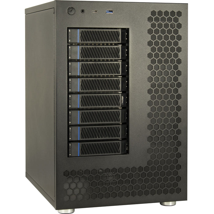 EAN 4260455648875 - Inter-Tech NAS-8 Caja de disco duro (HDD) Negro 2.5/3.5" imagen 1