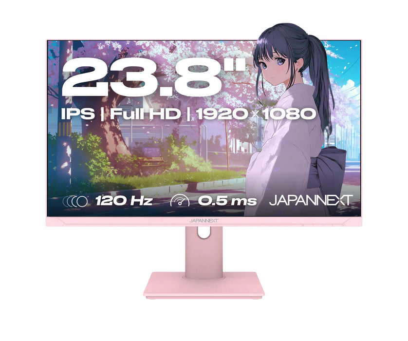 EAN 4589511175712 - JAPANNEXT JN-I238FHD120F-HSP-PK pantalla para PC 60,5 cm (23.8") 1920 x 1080 Pixeles Full HD LCD Rosa imagen 1