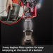 EAN 4006825659061 - Einhell TE-SV 18 Li-Solo Aspiradora escoba 2 en 1 Batería Secar Sin bolsa Negro, Rojo imagen 17
