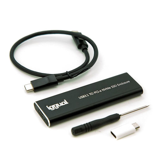 EAN 8435364317020 - iggual IGG317020 caja para disco duro externo Caja externa para unidad de estado sólido (SSD) Negro imagen 2