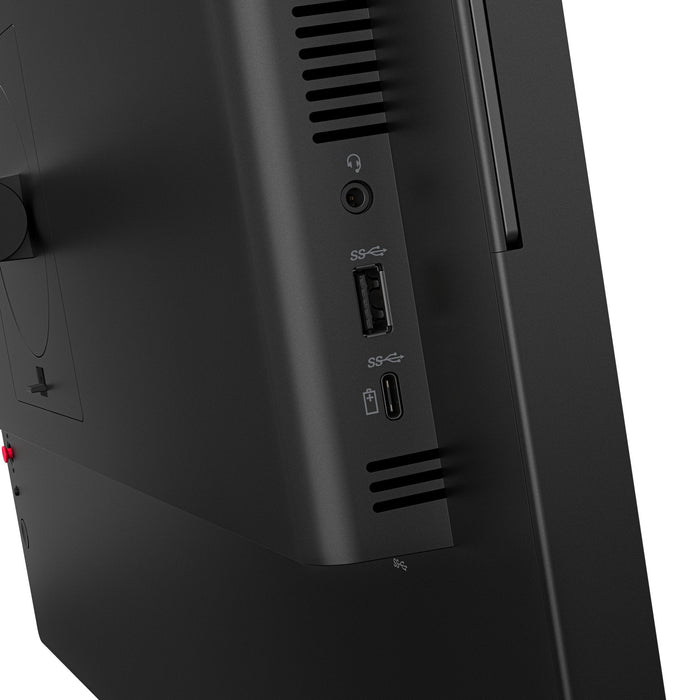 Monitor  Lenovo Thinkvision T24-4v Led 1920 X 1080 Full Hd (1080p) @ 120 Hz Ips 250 Cd/M² 1500:1 4 Ms Hdmi Vga Displayport Usb-C Altavoces Negro Eclipse