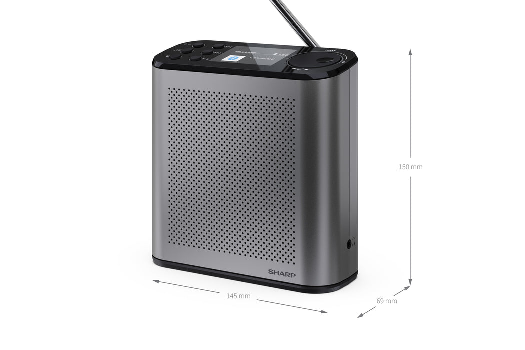 EAN 4974019204468 - Sharp Digitalradio DR-P530 GR Portátil Digital imagen 4