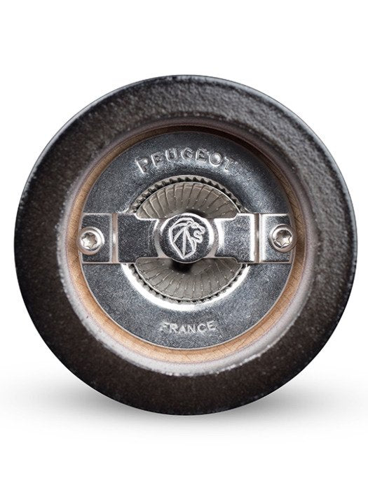 Molinillo De Sal Peugeot Fidji, Madera, Acero Inoxidable, Negro, Acero Inoxidable, 120 Mm