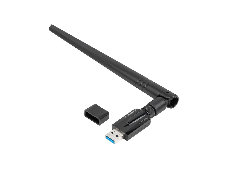 EAN 5901969438673 - Lanberg NC-1200-WIE adaptador y tarjeta de red Interno WLAN 1200 Mbit/s imagen 1