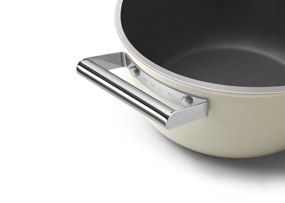 EAN 8017709355913 - Smeg CSF2412CRM batería de cocina Crema de color Aluminio, Acero inoxidable 5,4 L 24 cm imagen 5