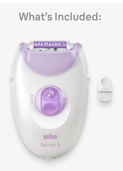 EAN 7500435224970 - Braun Silk-épil 3 3-000 20 pinzas Púrpura, Blanco imagen 3
