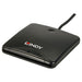 EAN 4002888427685 - Lindy 42768 lector de tarjeta magnética USB Negro imagen 1