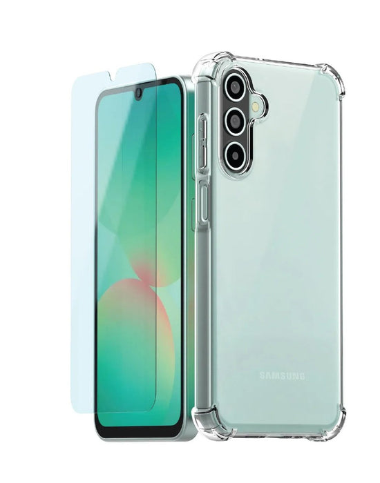 Transparent Case + Tempered Gla