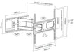 EAN 4015867198933 - Equip 650316 soporte para TV 177,8 cm (70") Negro imagen 4