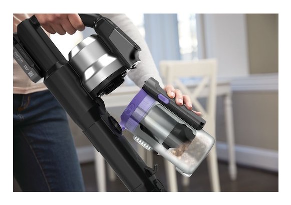 Aspiradora  Black & Decker Bsv520brp-Qw De Pie Y Escoba Eléctrica Aspiradora Escoba Batería Secar Sin Bolsa 0,65 L Negro 2 Ah