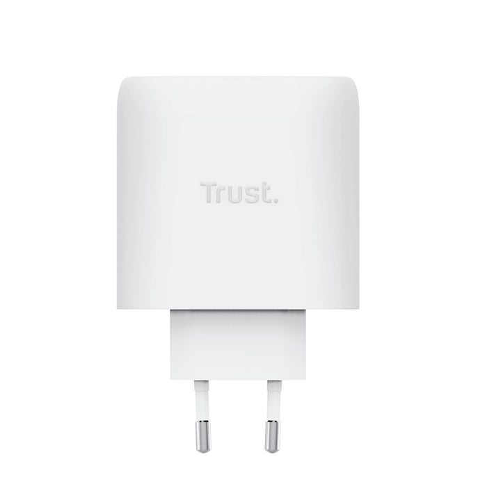 Cargador Usb Gan Trust Maxo 65w 2xusb-C Incluye Cable Usb-C 2m Color Blanco