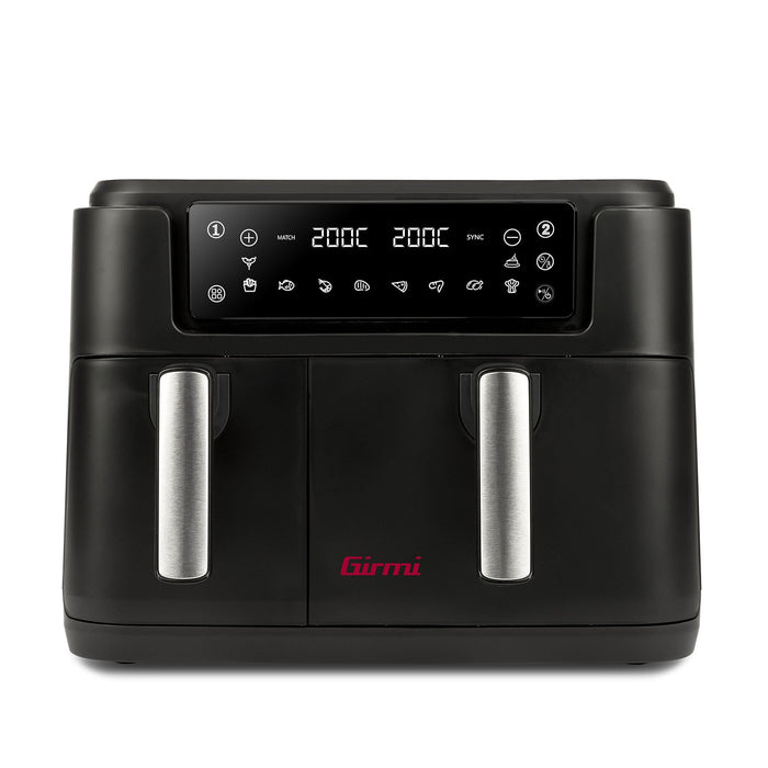 EAN 8055176402815 - Girmi FG26 freidora Doble 9 L Independiente 2400 W Freidora de aire caliente Negro imagen 2