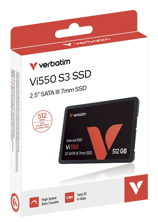 EAN 0023942493525 - Verbatim Vi550 S3 2.5" Serial ATA III 3D NAND imagen 1