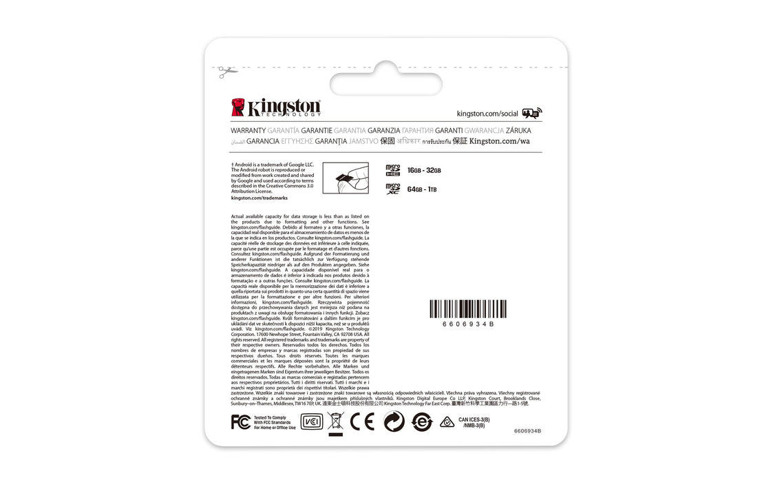 EAN 0740617298697 - Kingston Technology Canvas Select Plus MicroSDXC UHS-I Clase 10 imagen 6