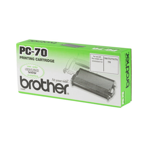 EAN 4977766058087 - Brother PC-70 suministro para fax Cinta + cartucho de fax 140 páginas Negro 1 pieza(s) imagen 2