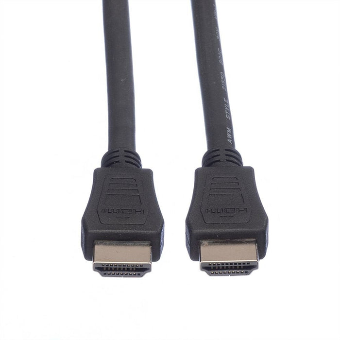 Value Hdmi High Speed Cable Mit Ethernet, Lsoh, Schwarz, 3 M